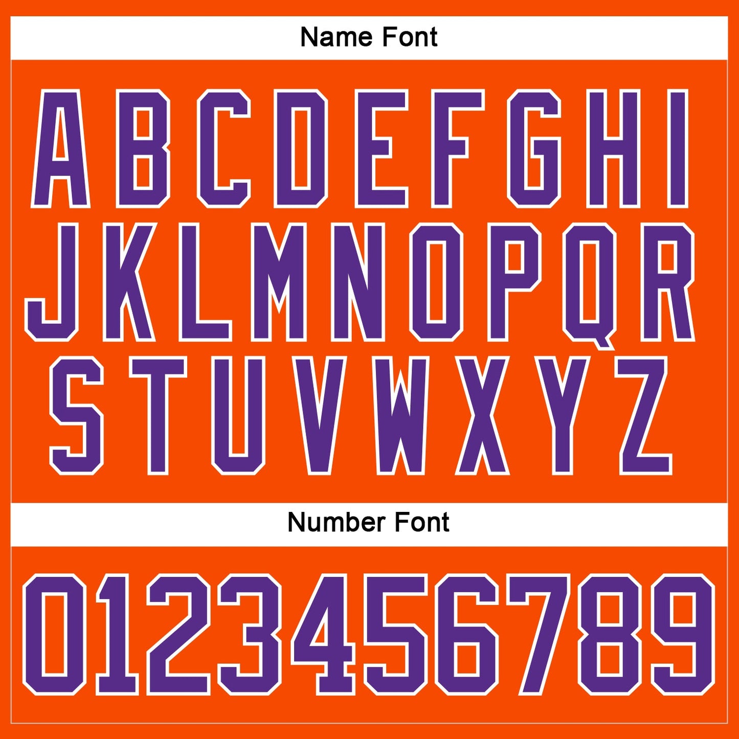 Custom Orange Purple-White Hockey Lace Neck Jersey view 5
