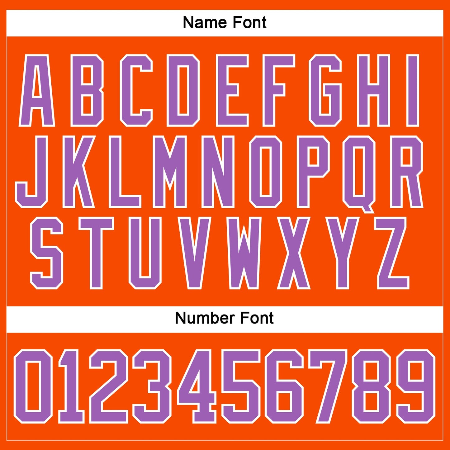 Custom Orange Medium Purple-White Hockey Lace Neck Jersey view 5