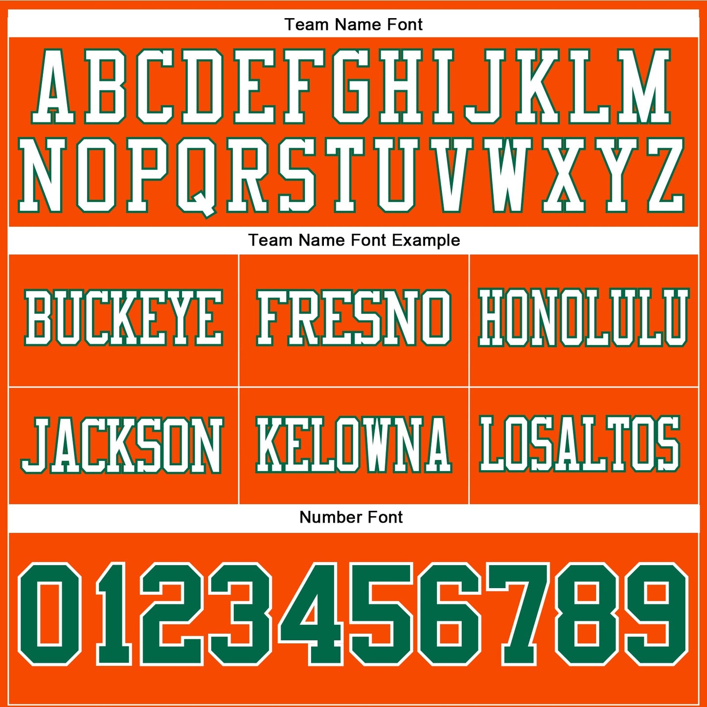 Custom Orange Kelly Green-White Authentic Football Jersey view 4