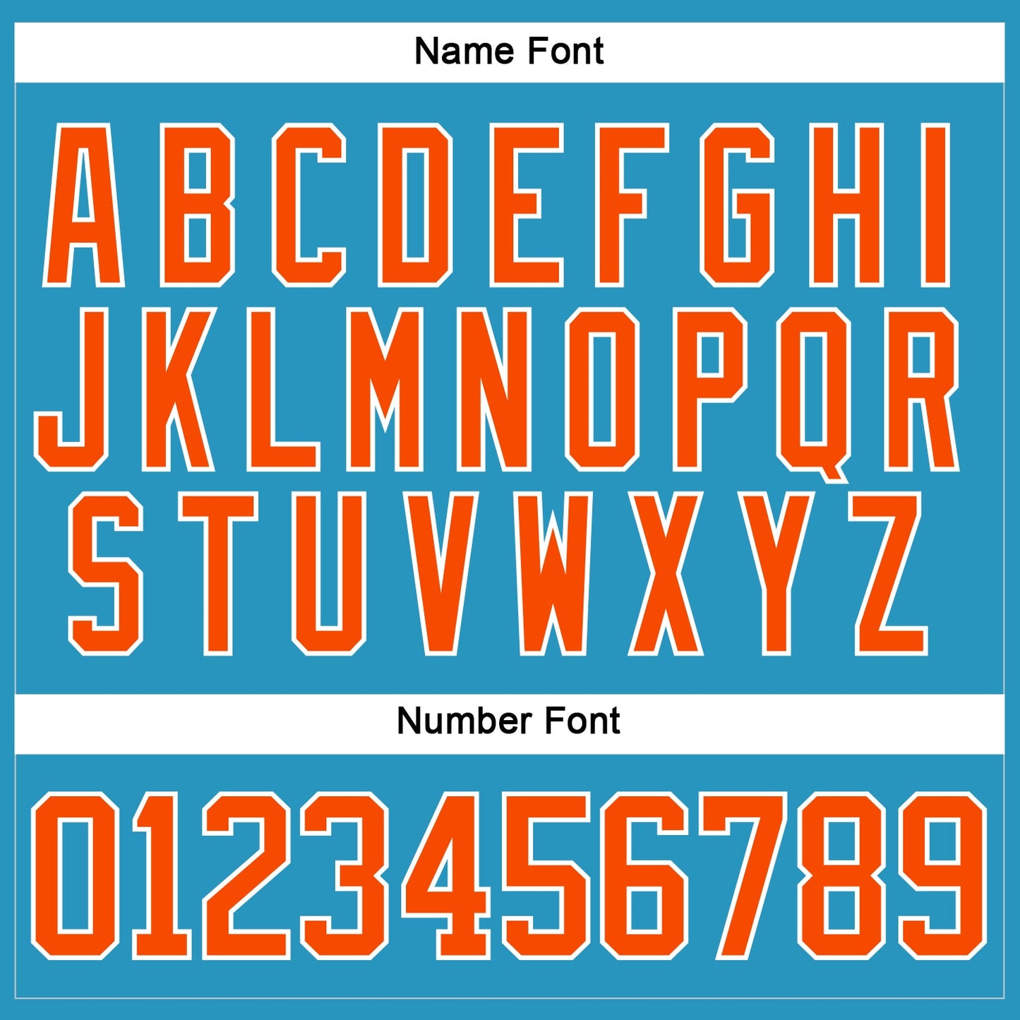 Custom Panther Blue Orange-White Hockey Lace Neck Jersey view 5