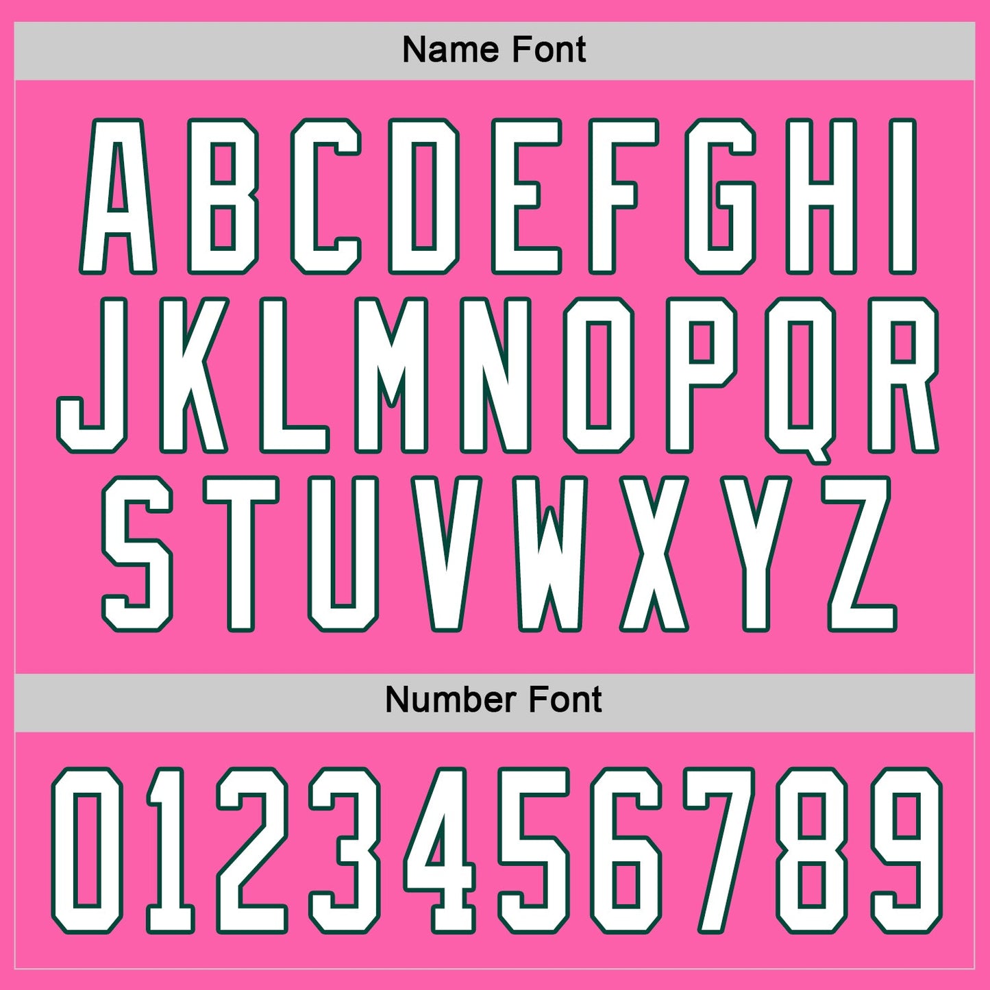 Custom Pink White-Green Hockey Jersey view 4