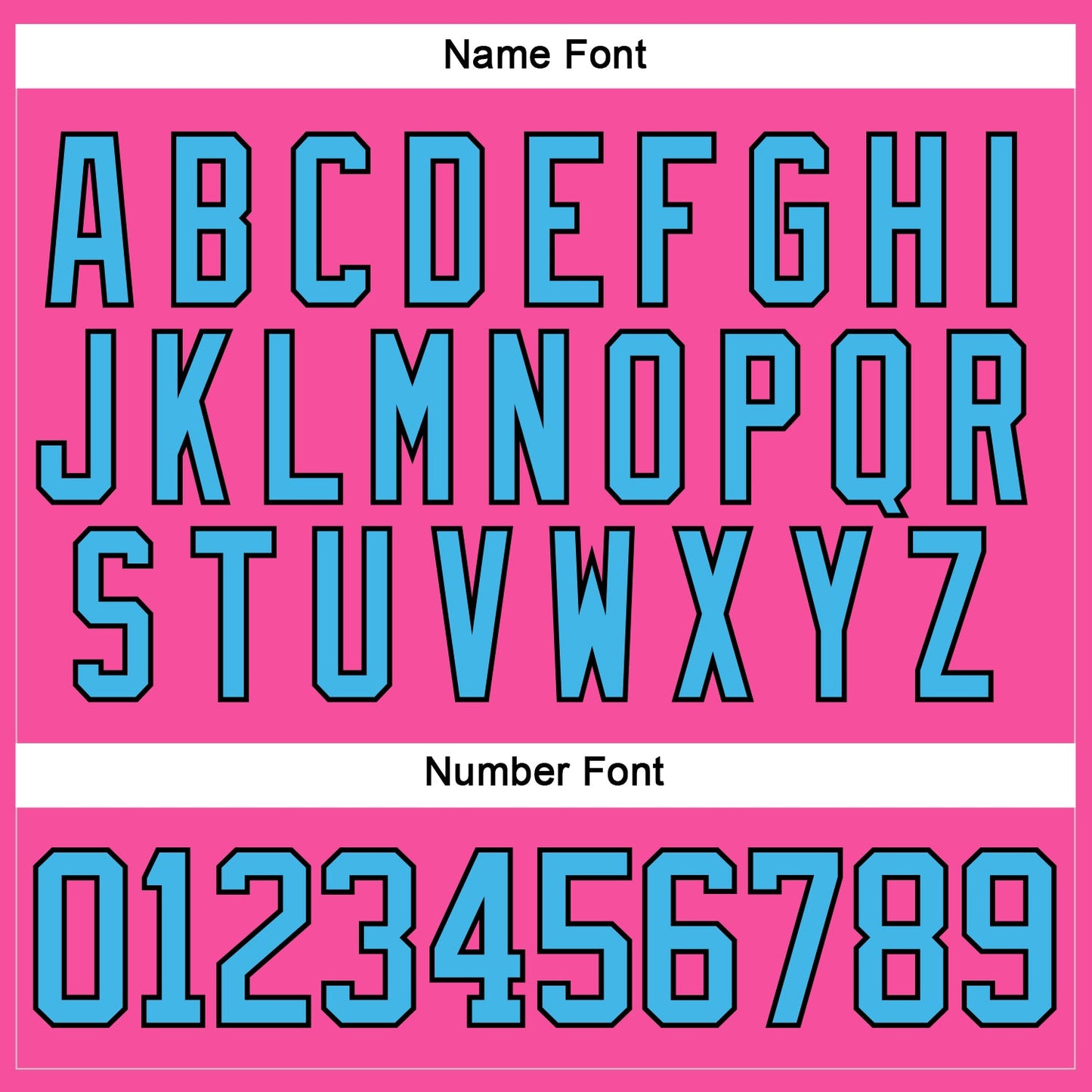 Custom Pink Sky Blue-Black Hockey Lace Neck Jersey view 5