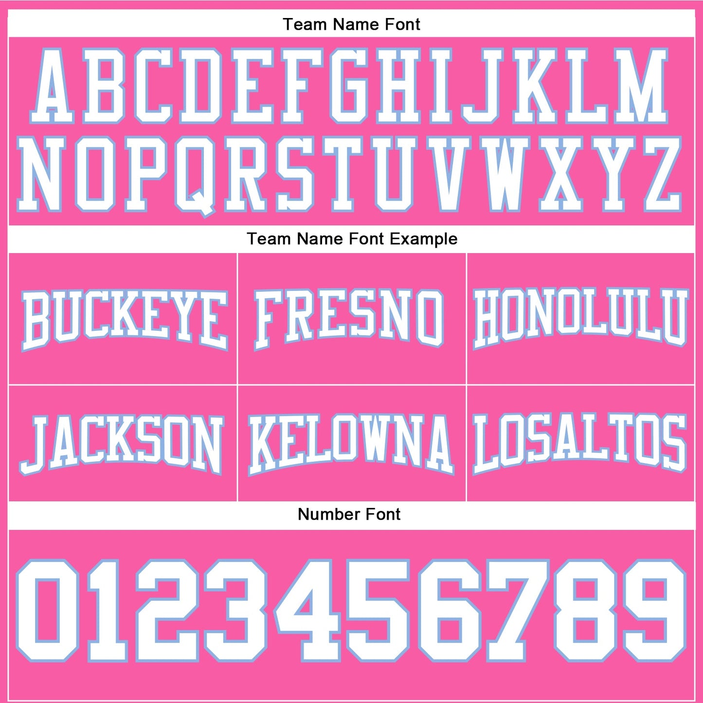 Custom Stitched Pink White-Light Blue Football Pullover Sweatshirt Hoodie view 3