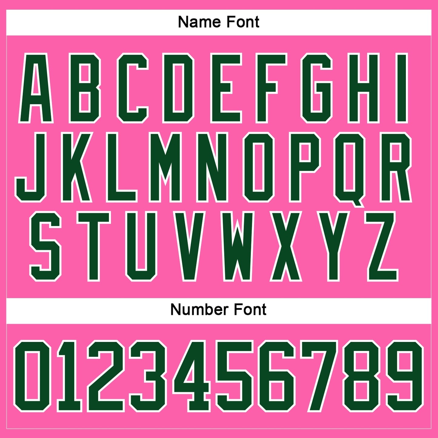 Custom Pink Green-White Hockey Jersey view 5