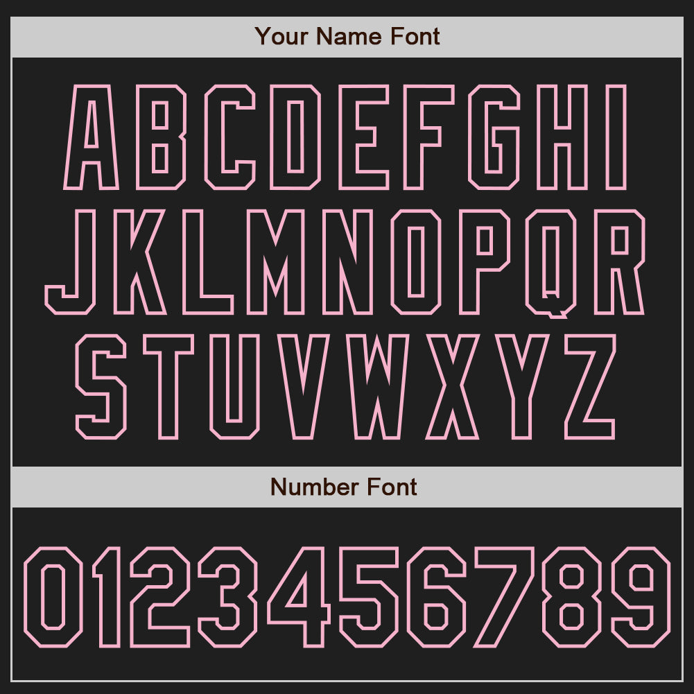 Custom Black-Light Pink Gradient Classic Vertical Stripe Authentic Baseball Jersey view 5