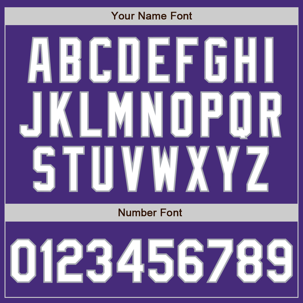 Custom Purple White-Gray Gradient Classic Vertical Stripe Authentic Baseball Jersey view 5