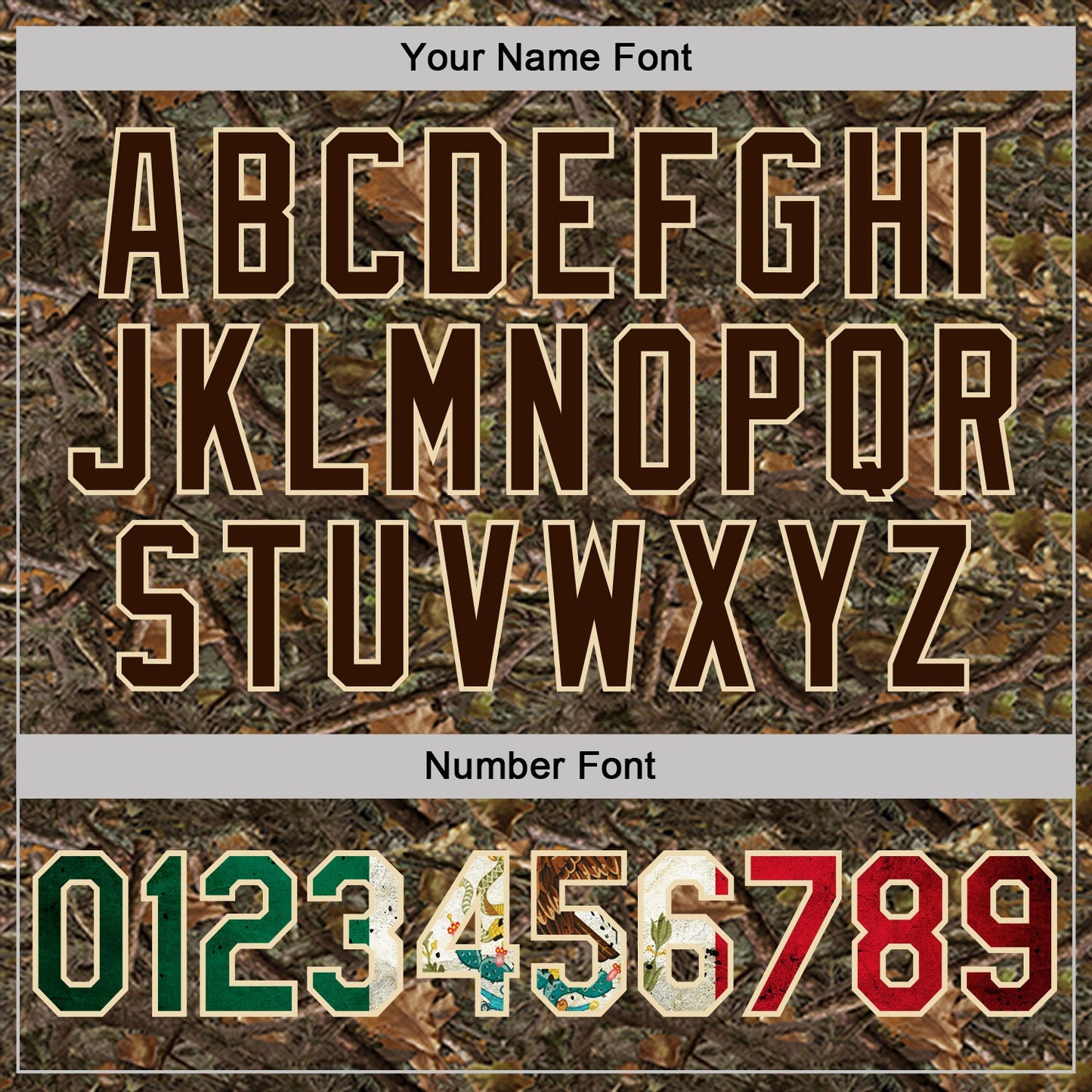 Custom Camo Vintage Mexican Flag Cream-Brown Camo Woodland Forest Camouflage Salute To Service Patriotic Performance Polo Shirt view 5