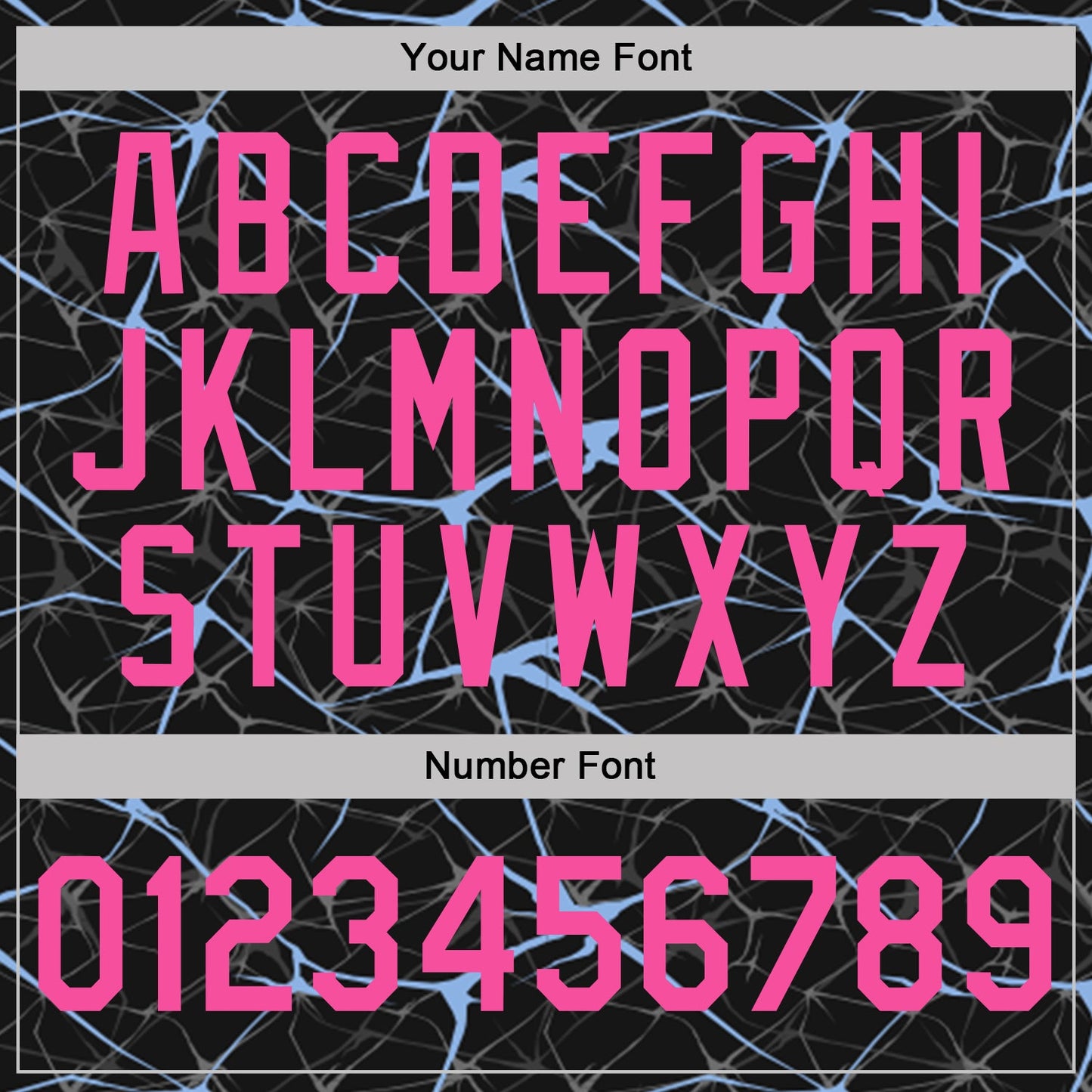 Custom Black Pink-Light Blue 3D Pattern Abstract Network Crackle Performance Polo Shirt view 5