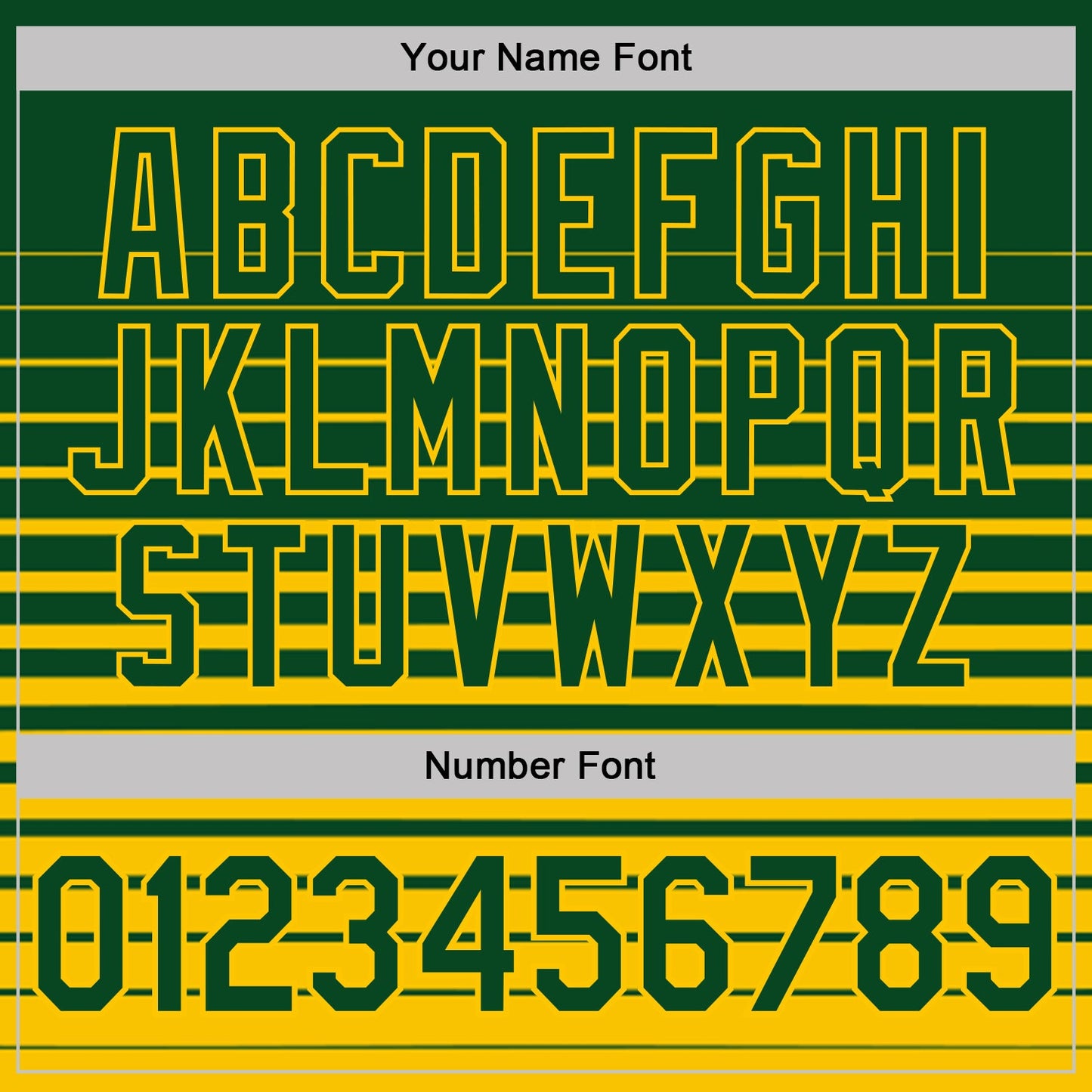 Custom Green-Yellow Horizontal Gradient Stripe Performance Polo Shirt view 5