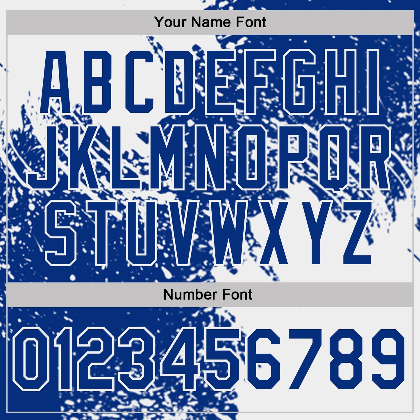 Custom Royal-White Distressed Scratch Brush Stroke Performance Polo Shirt view 5