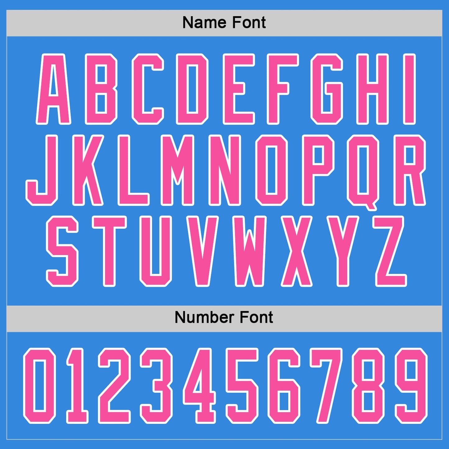 Custom Powder Blue Pink-White Hockey Jersey view 4
