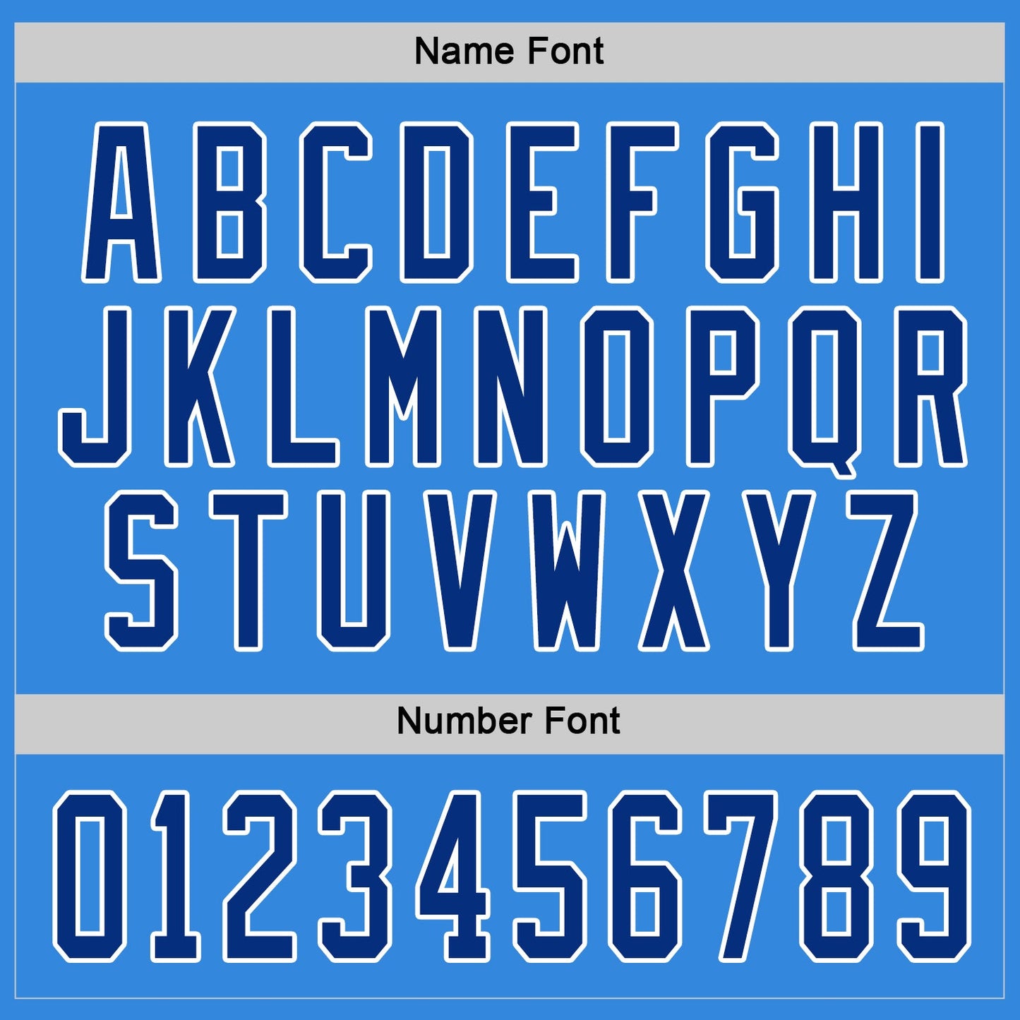 Custom Powder Blue Royal-White Hockey Jersey view 4