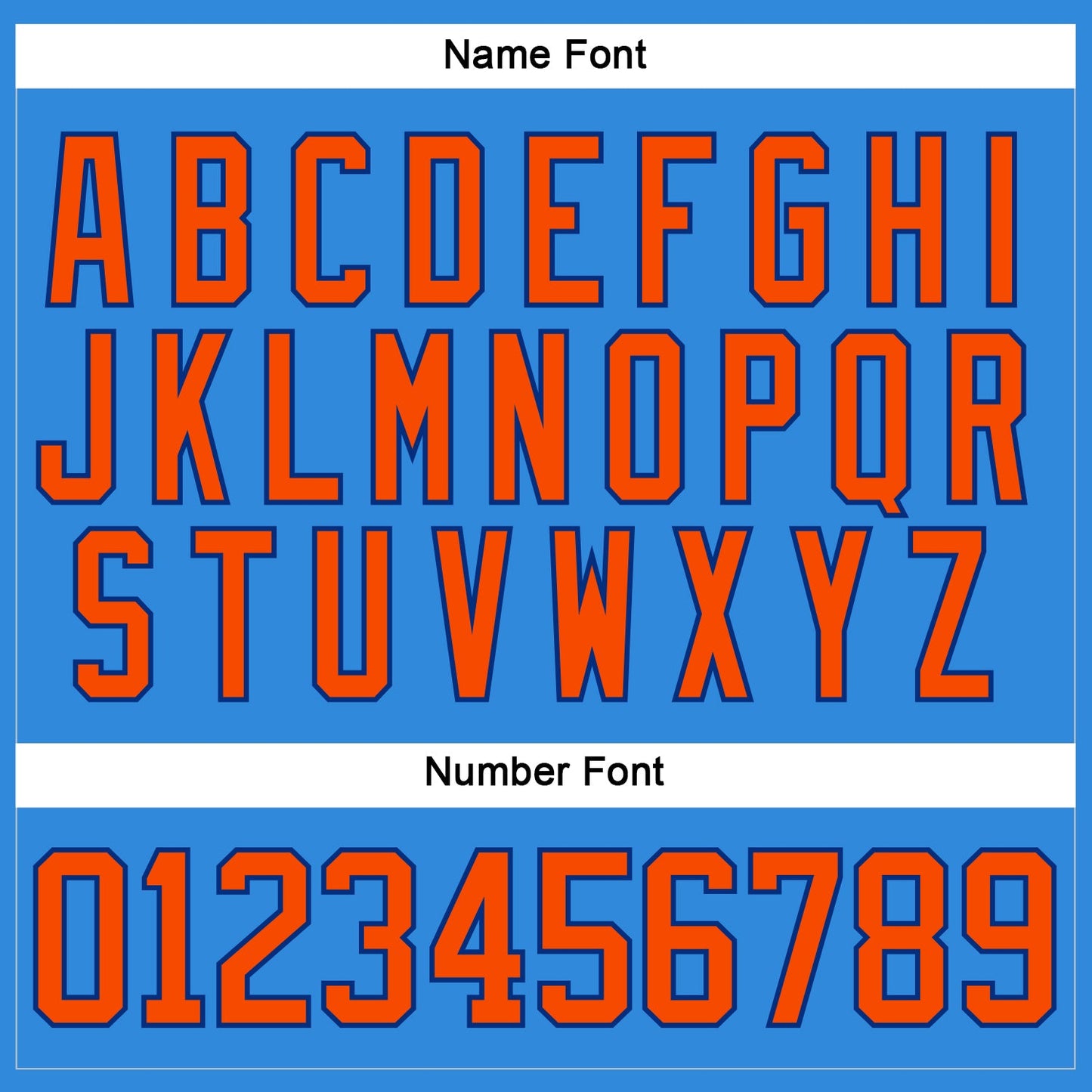Custom Sky Blue Orange-Royal Hockey Lace Neck Jersey view 5