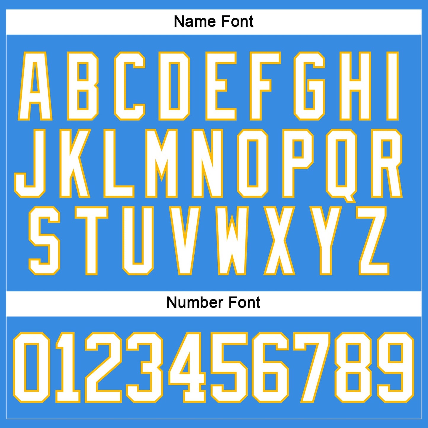 Custom Powder Blue White-Gold Hockey Jersey view 5