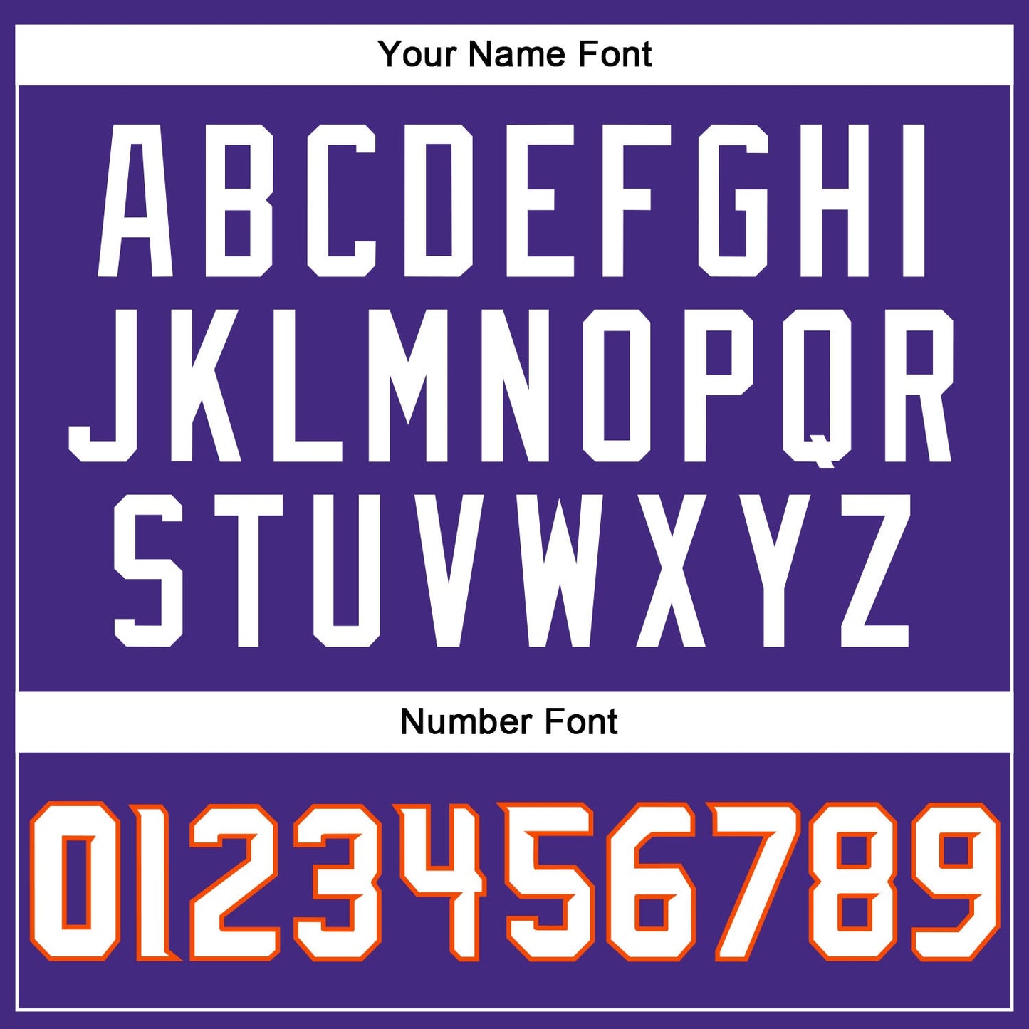 Custom Purple White-Orange Mesh Authentic Football Jersey view 4