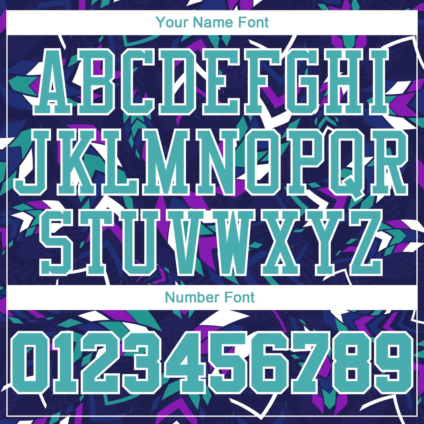 Custom Purple Aqua-White Music Festival Round Neck Sublimation Basketball Uniform Jersey view 4