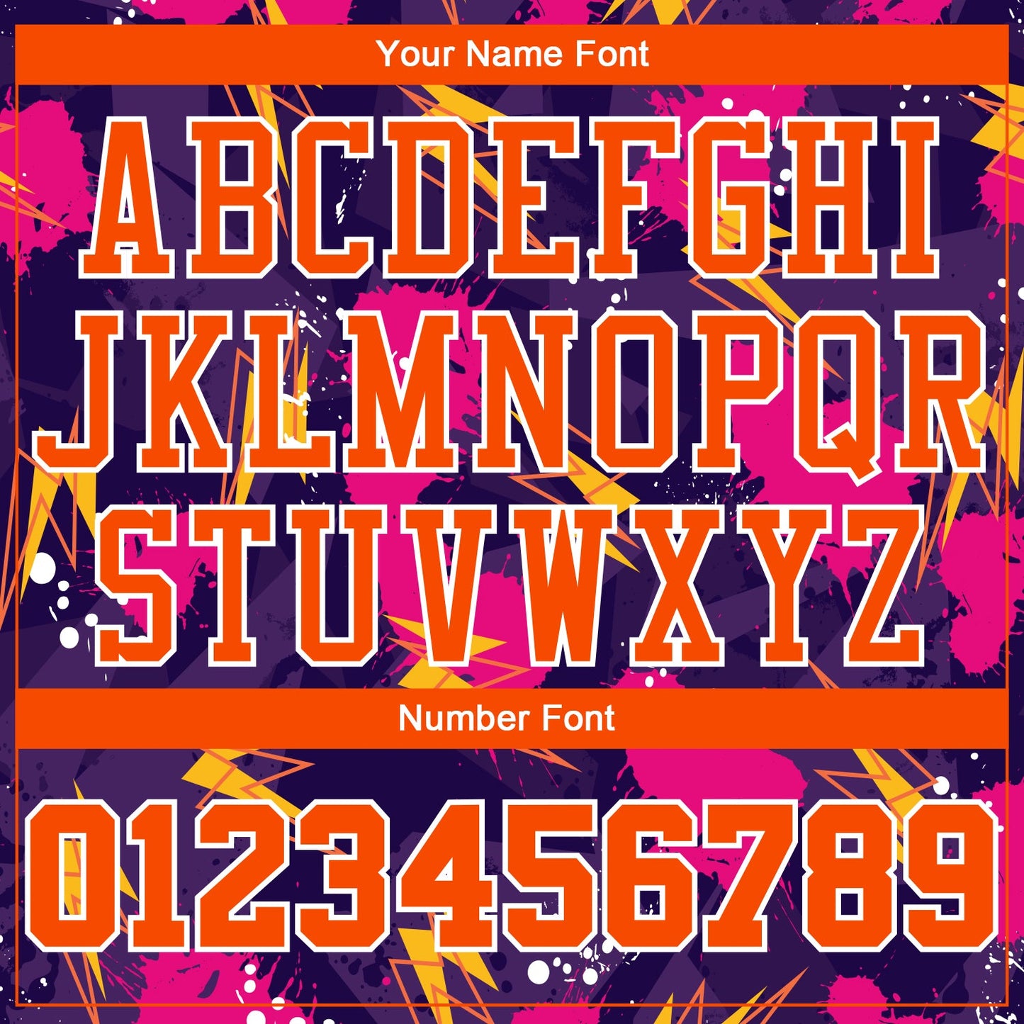 Custom Purple Orange-Gold Music Festival Round Neck Sublimation Basketball Uniform Jersey view 4