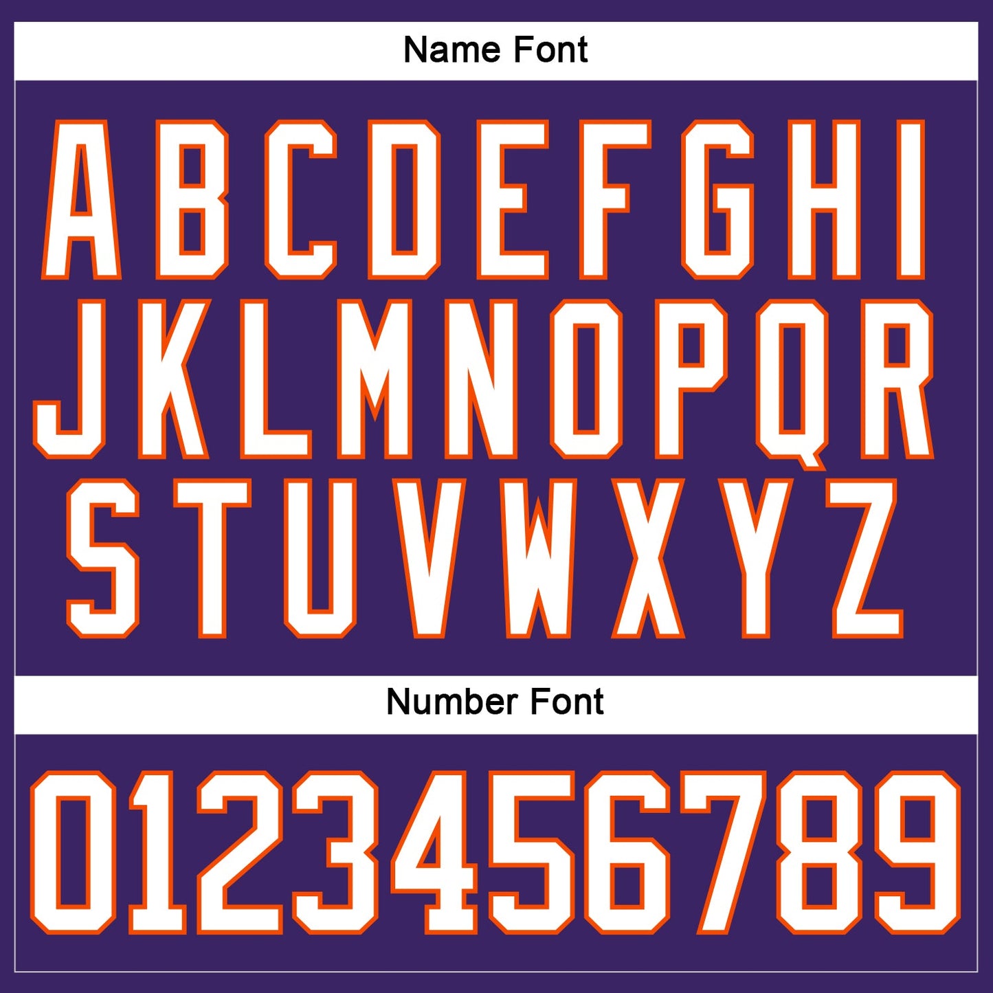 Custom Purple White-Orange Hockey Lace Neck Jersey view 5