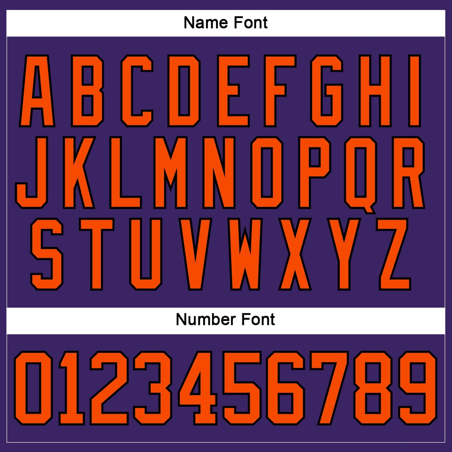 Custom Purple Orange-Black Hockey Lace Neck Jersey view 5