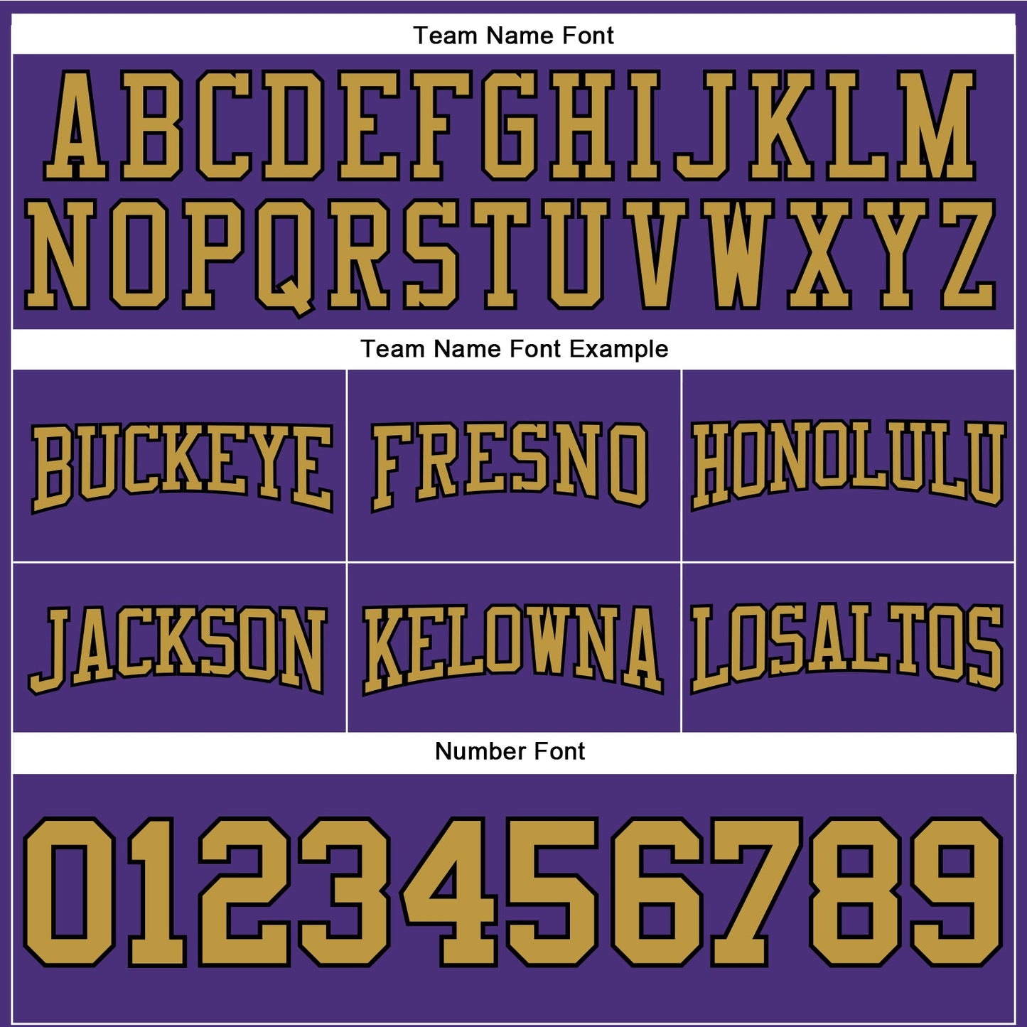 Custom Stitched Purple Old Gold-Black Football Pullover Sweatshirt Hoodie view 3