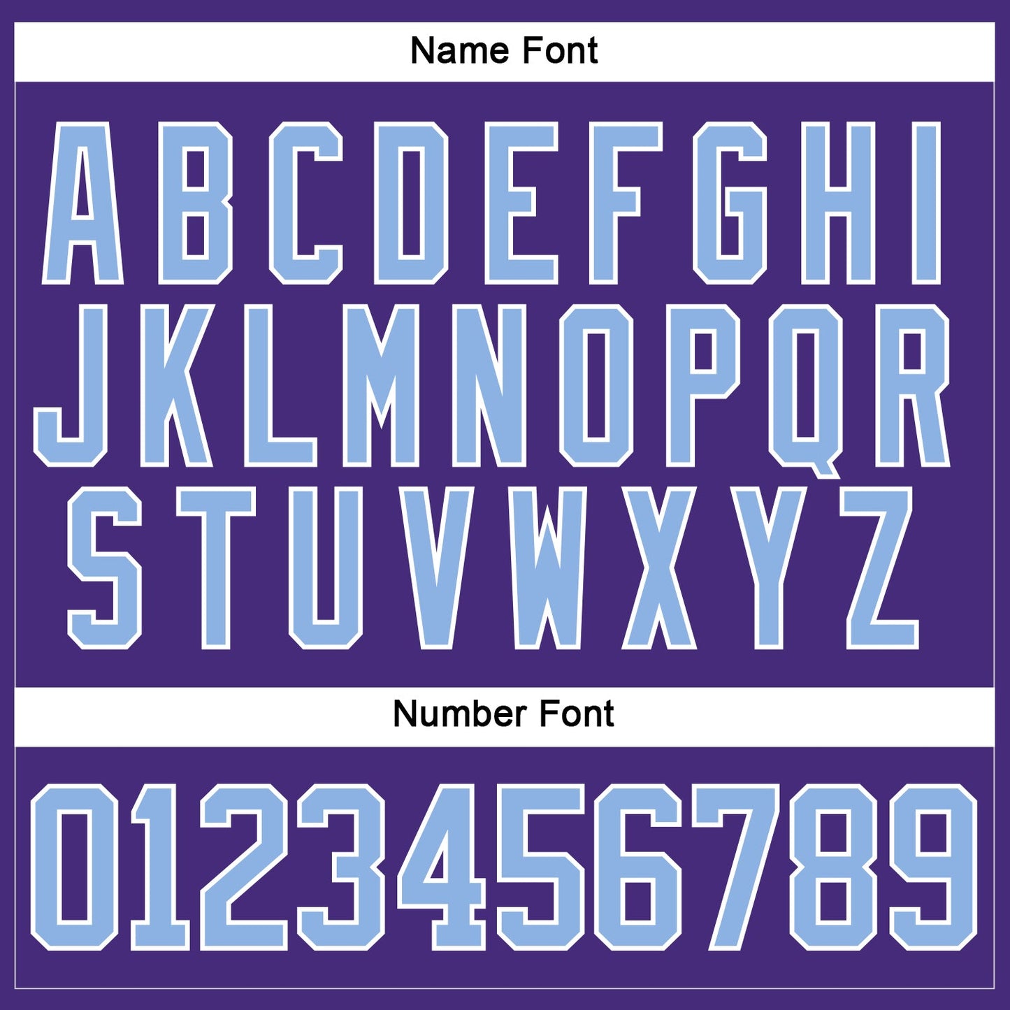 Custom Purple Light Blue-White Hockey Lace Neck Jersey view 5