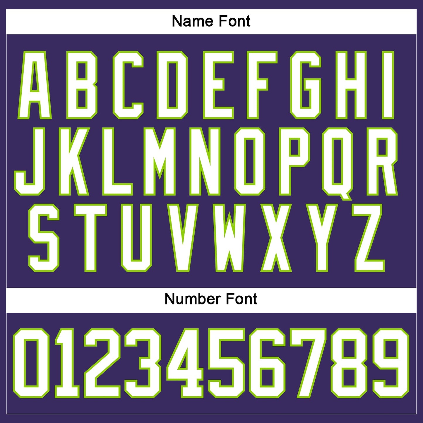 Custom Purple White-Neon Green Hockey Jersey view 5