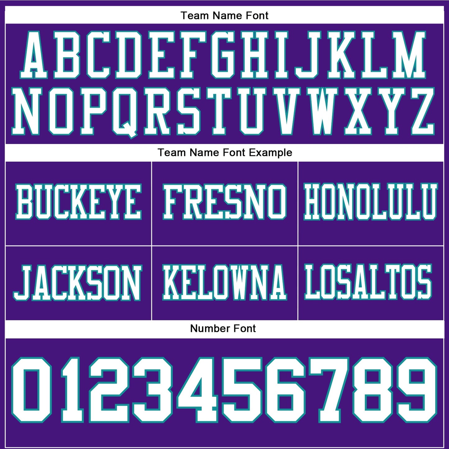 Custom Purple White-Teal Authentic Football Jersey view 4