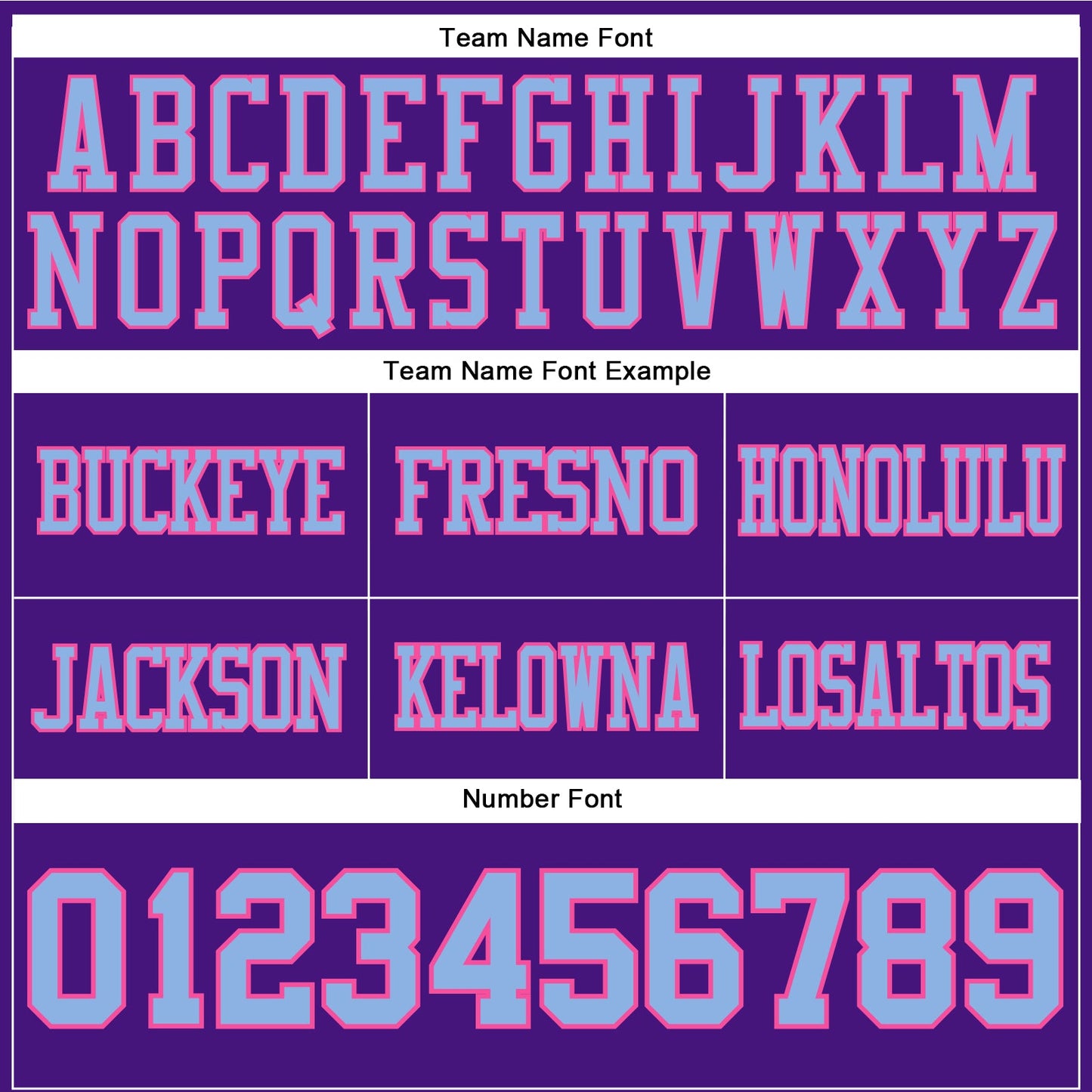 Custom Purple Light Blue-Pink Authentic Football Jersey view 4