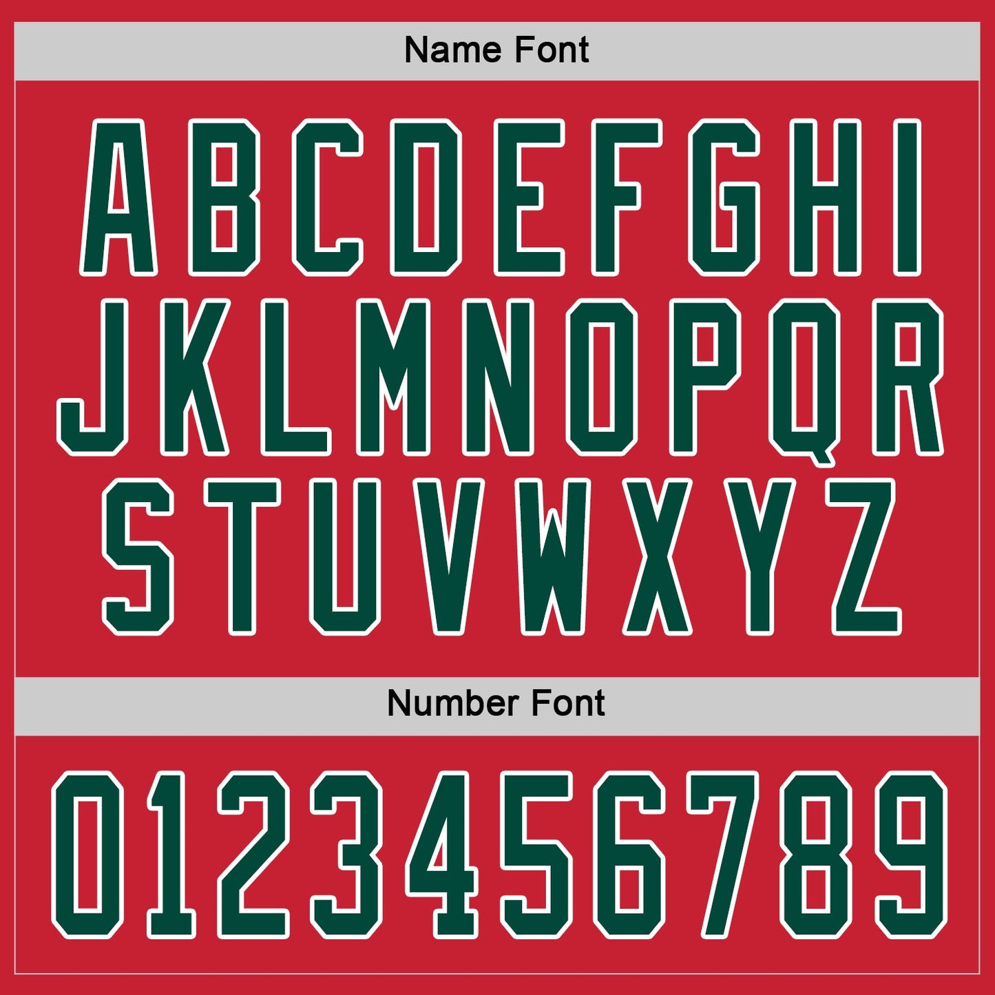 Custom Red Green-White Hockey Jersey view 4