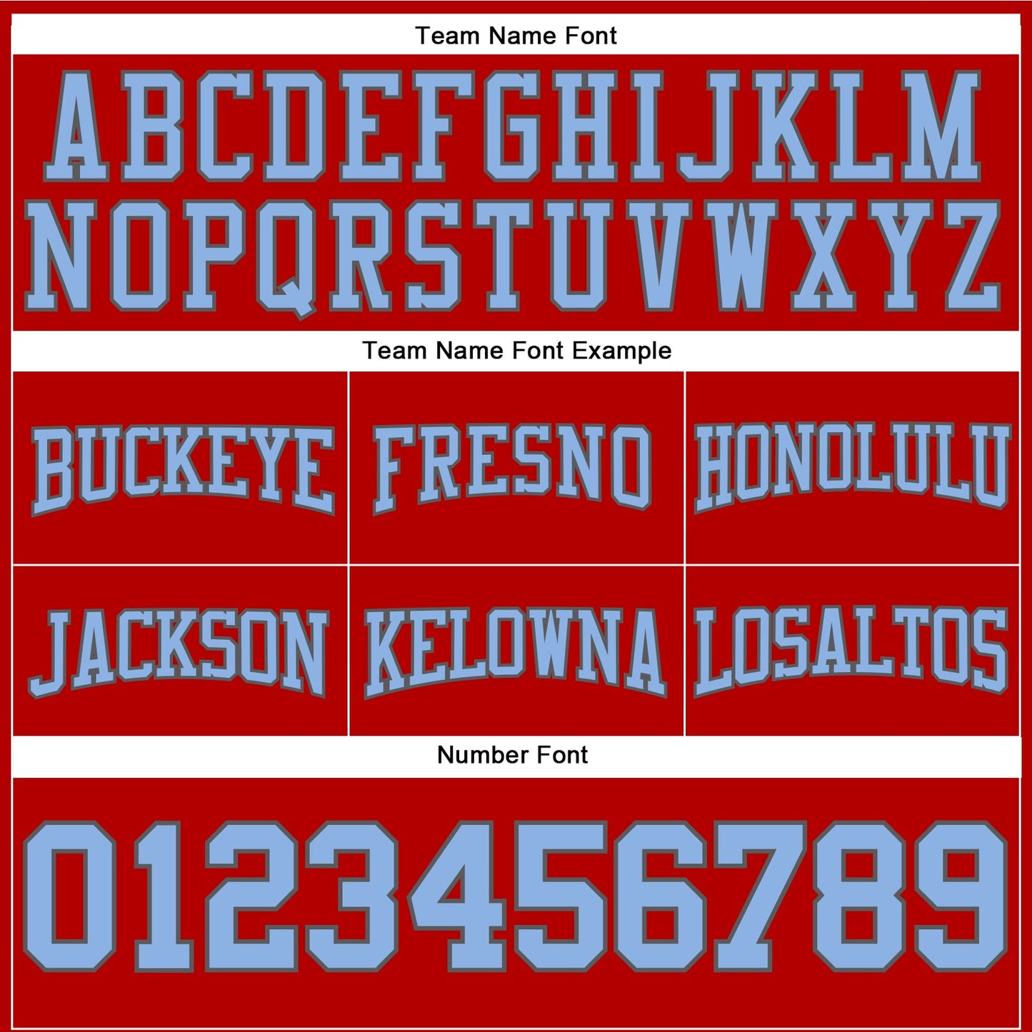 Custom Stitched Red Light Blue-Steel Gray Football Pullover Sweatshirt Hoodie view 3