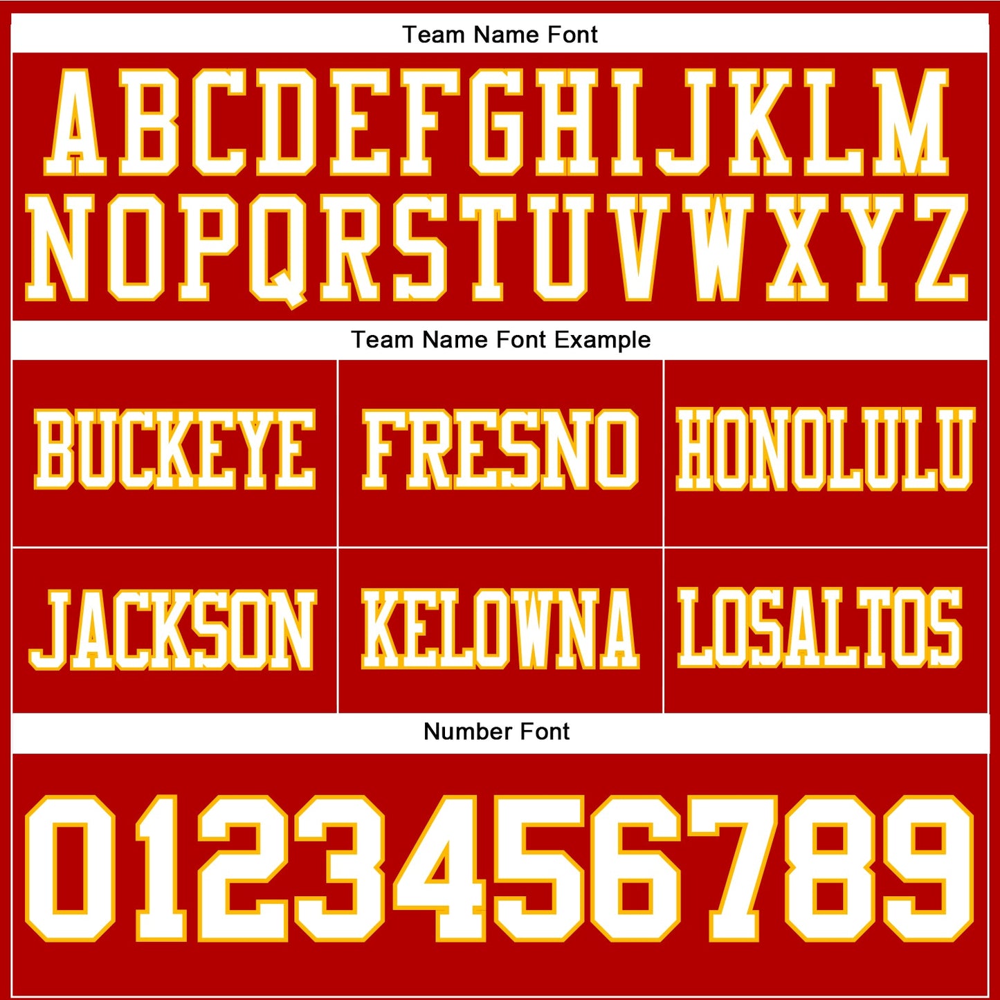 Custom Red White-Gold Authentic Football Jersey view 3