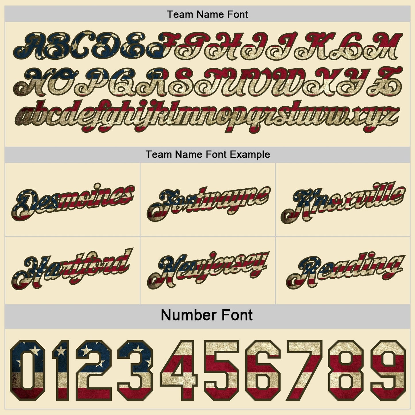 Custom Reversible Olive Vintage USA Flag-Cream Double Side Star Sublimation Basketball Set Jersey view 7
