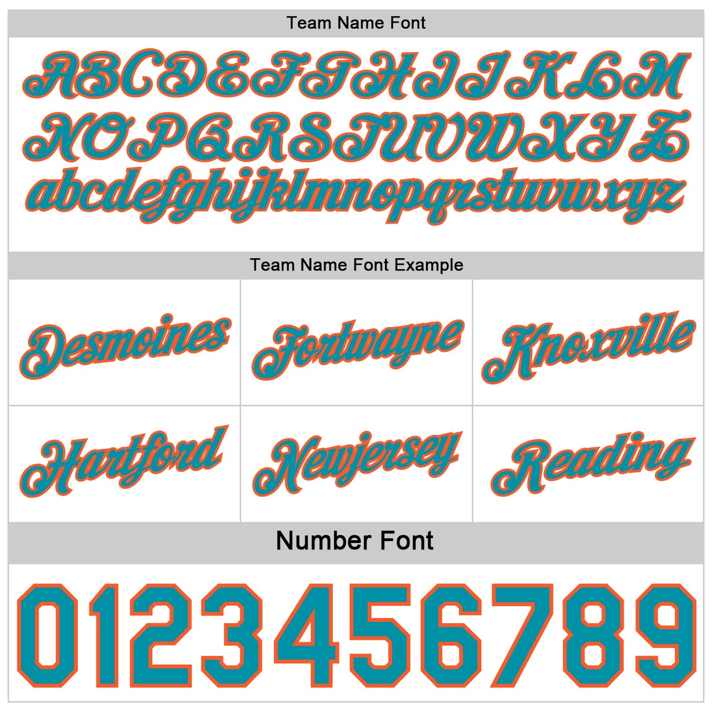 Custom Reversible Teal Orange-White Double Side Star Sublimation Basketball Set Jersey view 7