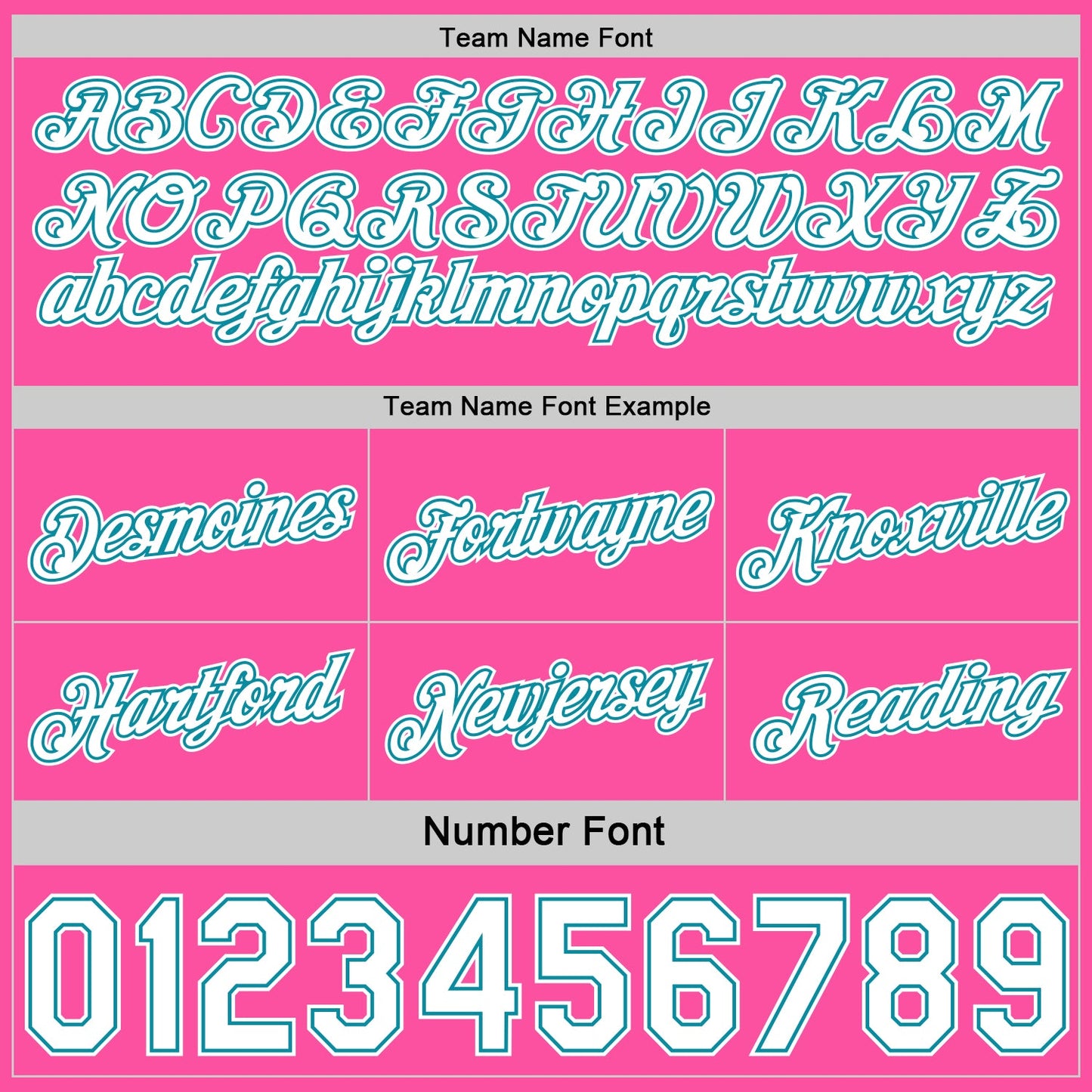 Custom Reversible Teal White-Pink Double Side Star Sublimation Basketball Set Jersey view 7
