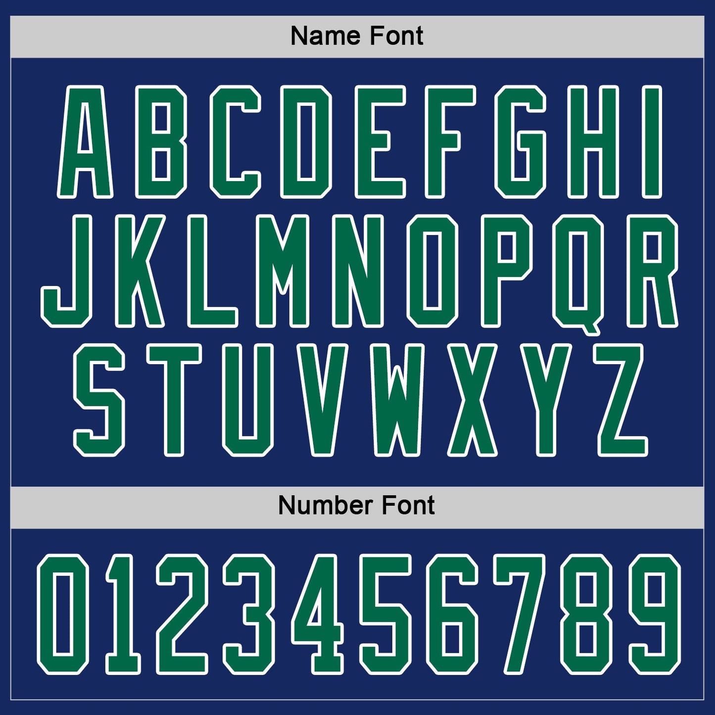 Custom Royal Kelly Green-White Hockey Jersey view 4