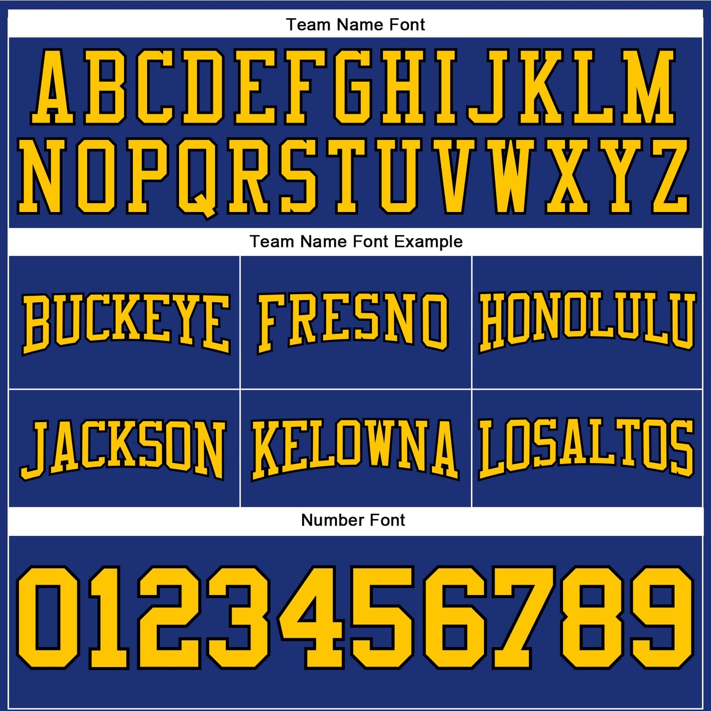 Custom Stitched Royal Yellow-Black Football Pullover Sweatshirt Hoodie view 3