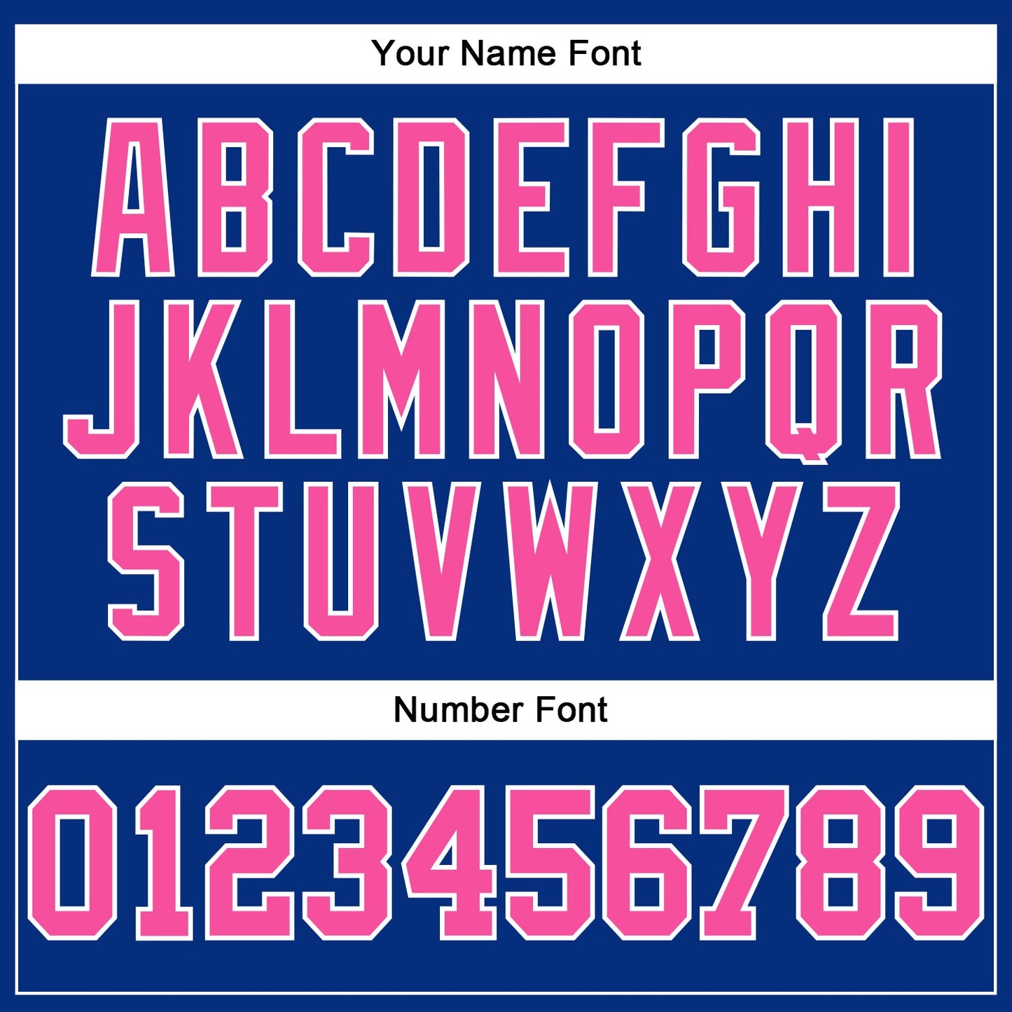 Custom Royal Pink-White Authentic Football Jersey view 5