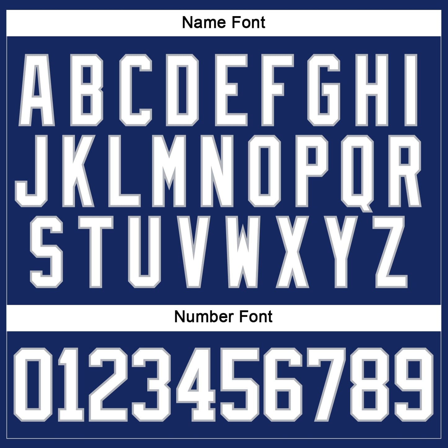 Custom Royal White-Gray Hockey Jersey view 5