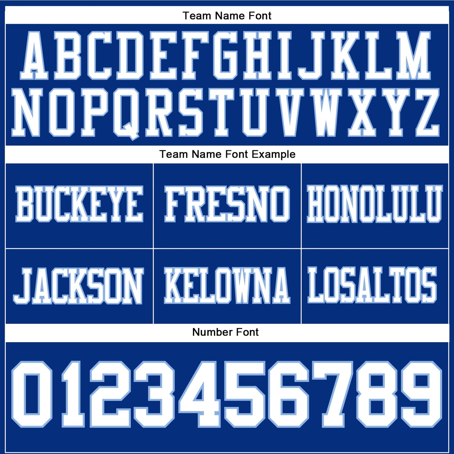 Custom Royal White-Light Blue Authentic Football Jersey view 4
