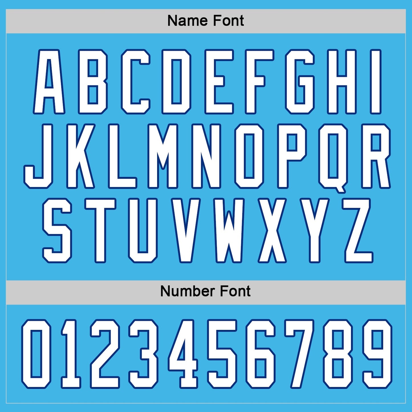 Custom Sky Blue White-Royal Hockey Jersey view 4