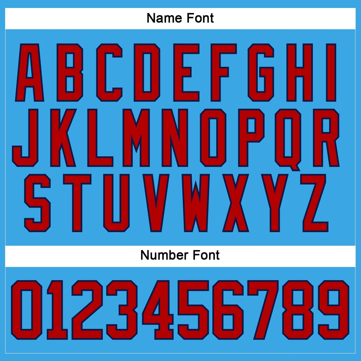 Custom Sky Blue Red-Navy Hockey Lace Neck Jersey view 5