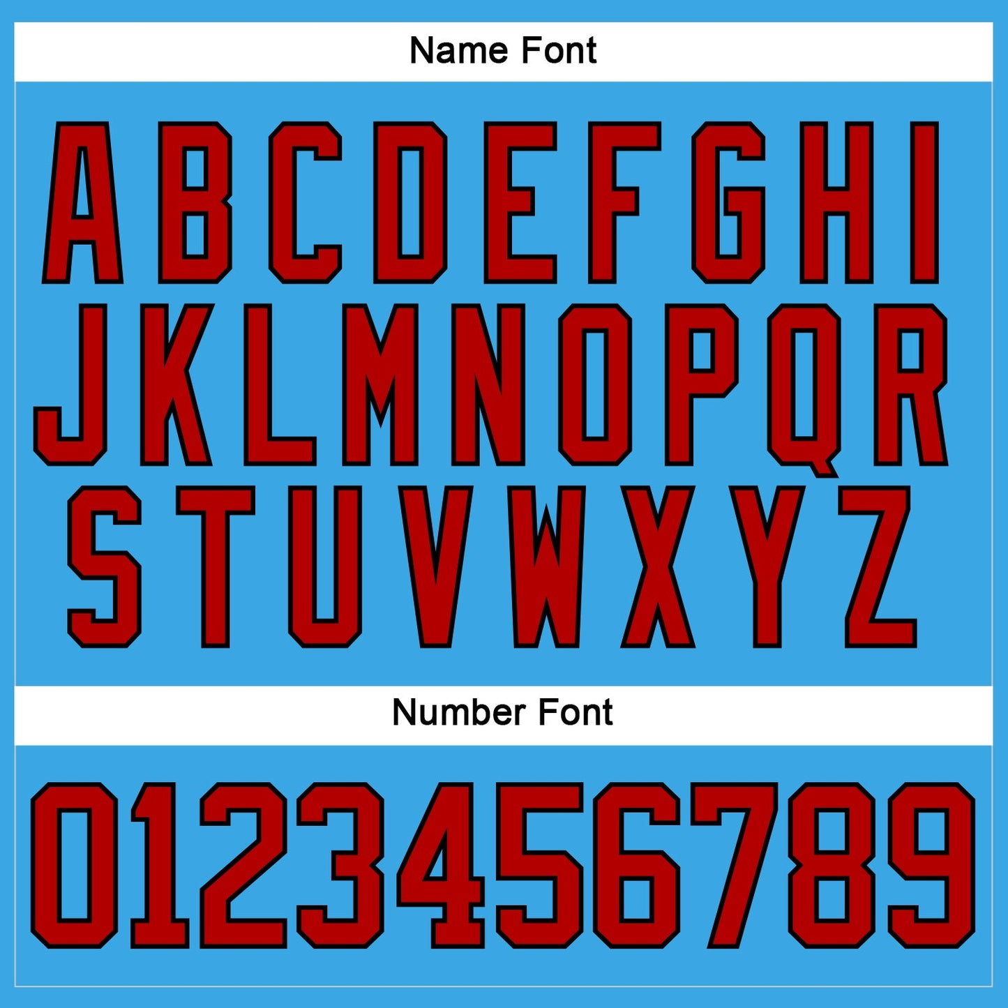 Custom Sky Blue Red-Black Hockey Lace Neck Jersey view 5