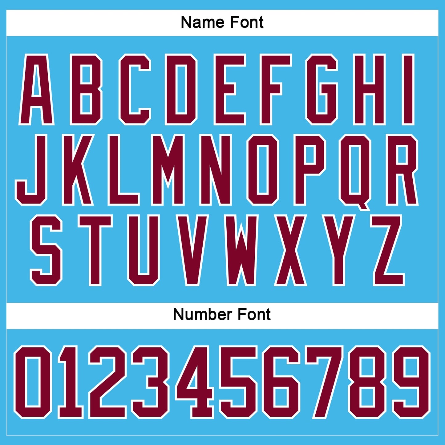 Custom Sky Blue Maroon-White Hockey Lace Neck Jersey view 5