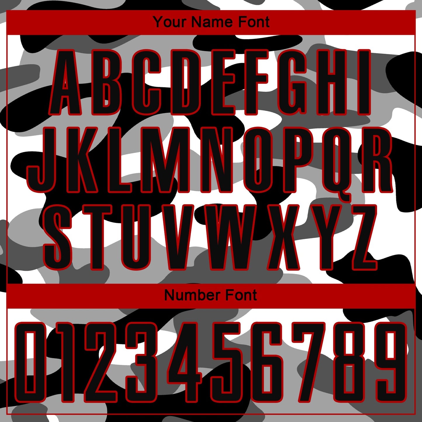 Custom Camo Black-Red Sublimation Salute To Service Soccer Uniform Jersey view 5