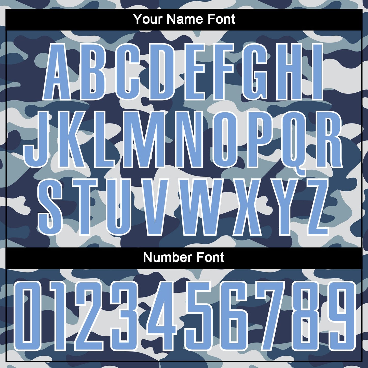 Custom Camo Light Blue-Royal Sublimation Salute To Service Soccer Uniform Jersey view 7