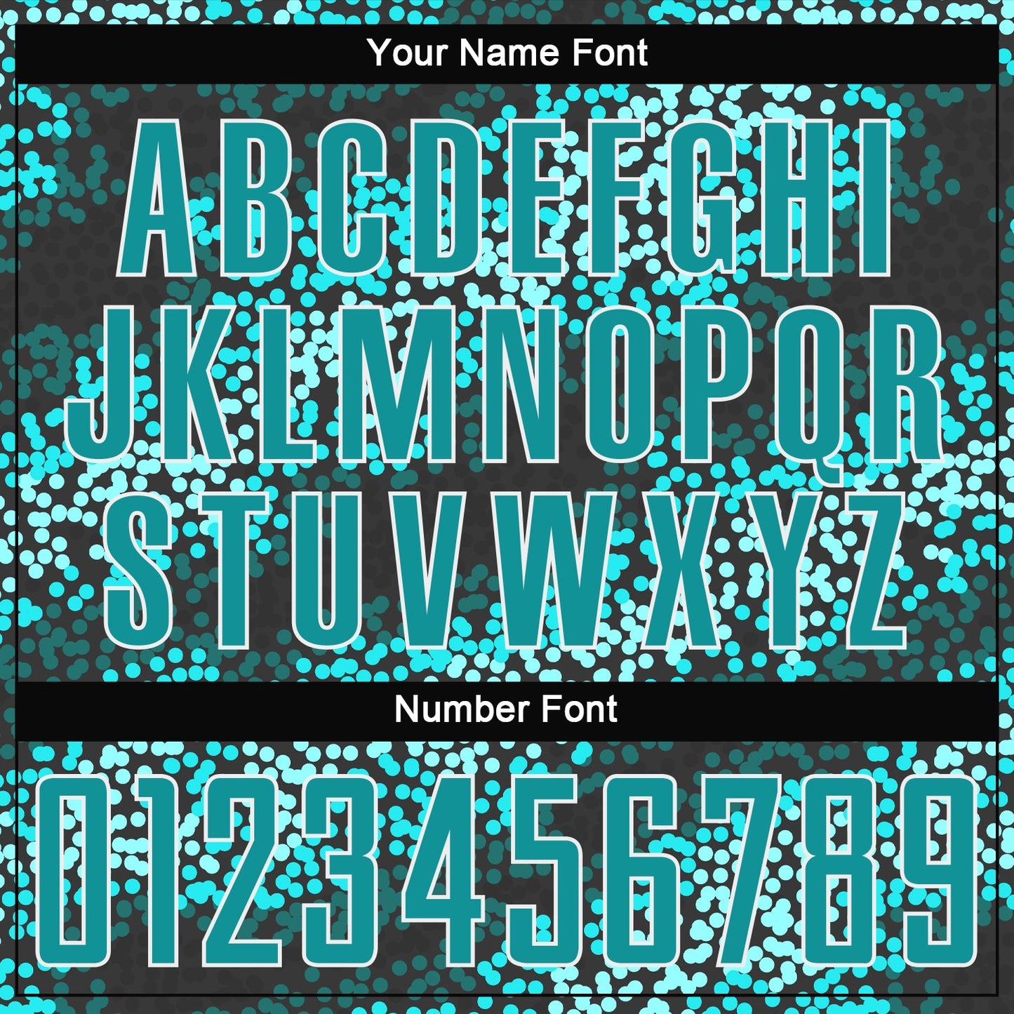 Custom Teal Teal-Black Sublimation Soccer Uniform Jersey view 5