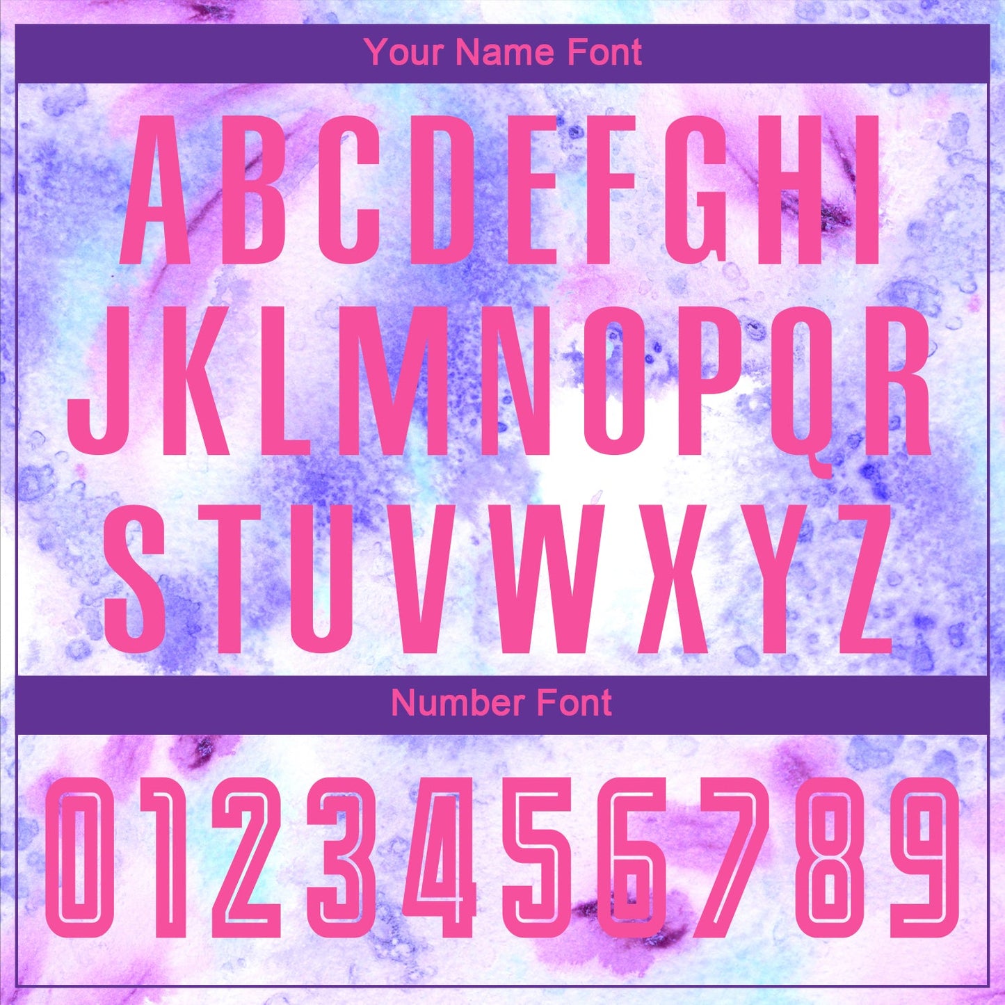 Custom Tie Dye Pink-Purple Sublimation Soccer Uniform Jersey view 7
