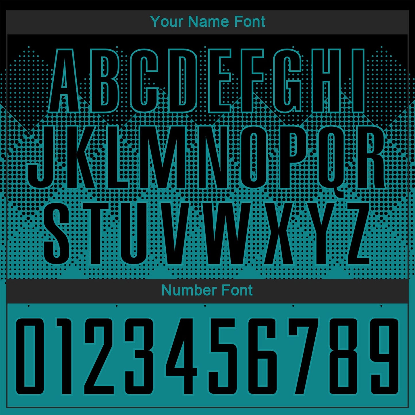 Custom Teal Black Sublimation Soccer Uniform Jersey view 5