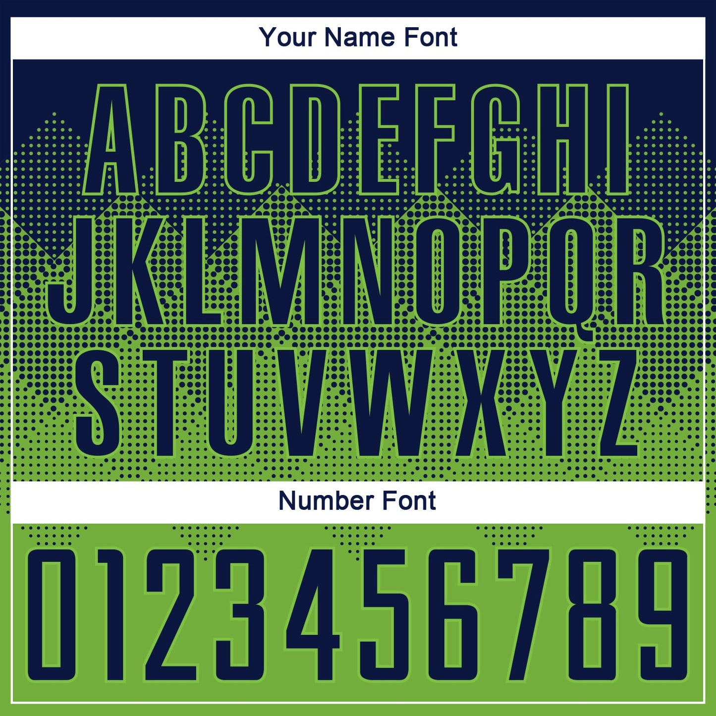Custom Neon Green Navy Sublimation Soccer Uniform Jersey view 5