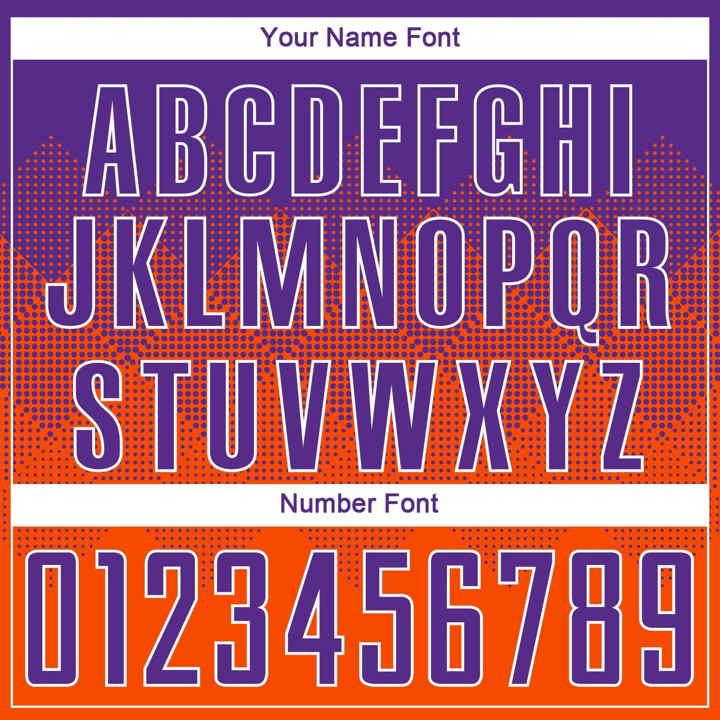 Custom Orange Purple-White Sublimation Soccer Uniform Jersey view 5